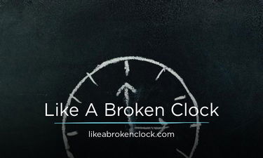 LikeABrokenClock.com - Creative brandable domain for sale